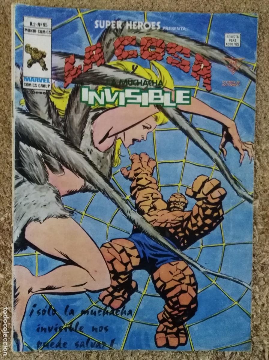 C&oacute;mics: Super Heroes presenta 95 Vol. 2 La Cosa y La Muchacha Invisible.Vertice - Foto 1
