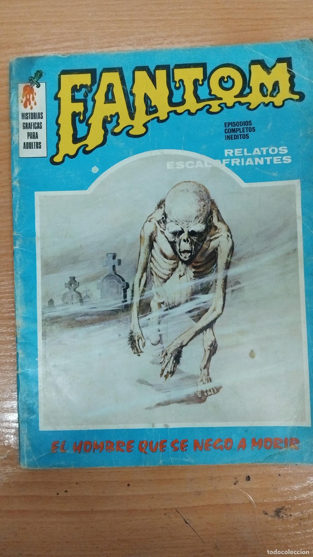 C&oacute;mics: FANTOM, N&ordm; 4. EL HOMBRE QUE SE NEGO A MORIR. EDICIONES VERTICE, 1972 - Foto 1