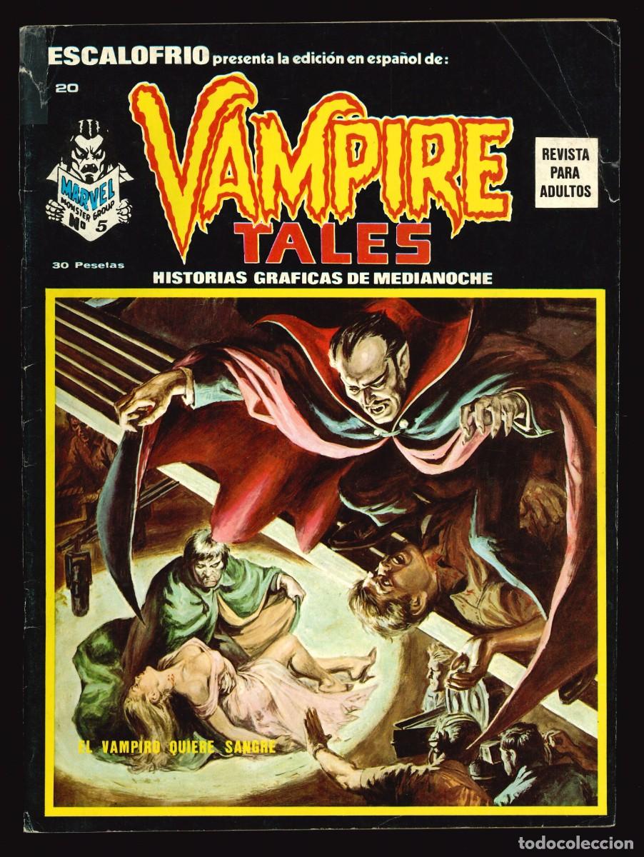 C&oacute;mics: ESCALOFR&Iacute;O - EDICIONES V&Eacute;RTICE / N&Uacute;MERO 20 (VAMPIRE TALES 5) - Foto 1