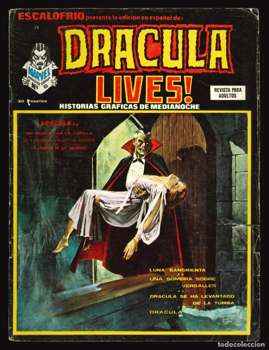 C&oacute;mics: ESCALOFR&Iacute;O - EDICIONES V&Eacute;RTICE / N&Uacute;MERO 24 (DRACULA LIVES! 6) - Foto 1