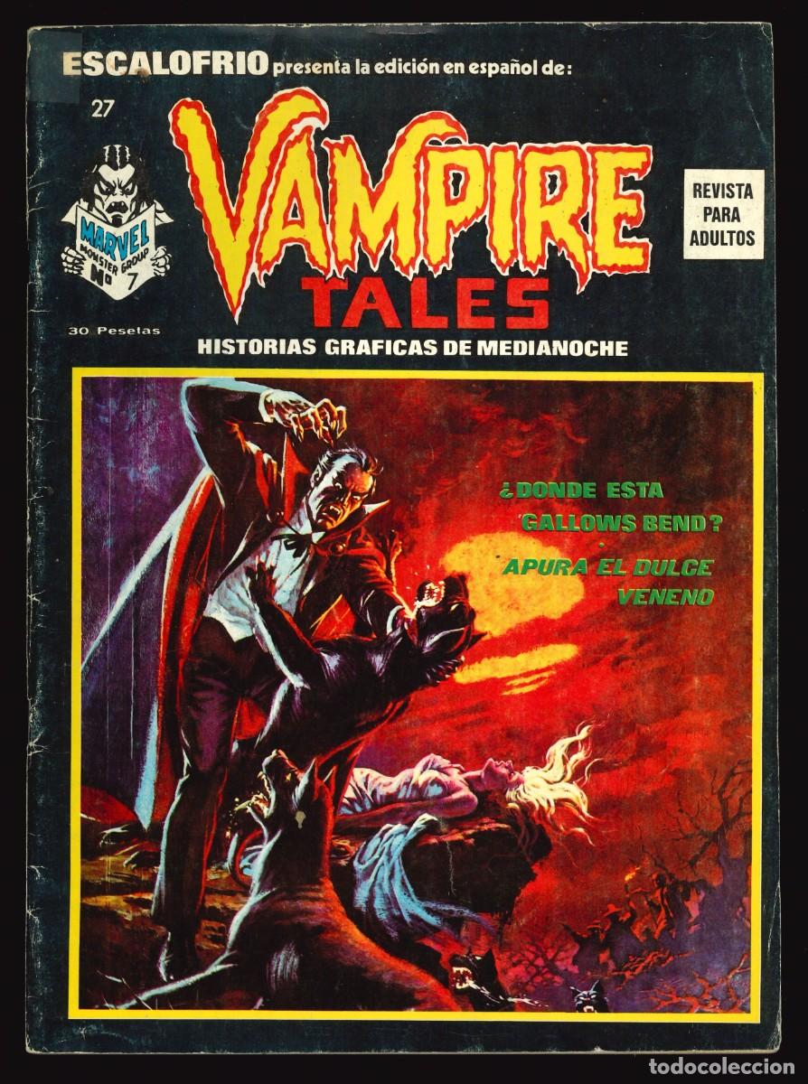 C&oacute;mics: ESCALOFR&Iacute;O - EDICIONES V&Eacute;RTICE / N&Uacute;MERO 27 (VAMPIRE TALES 7) - Foto 1