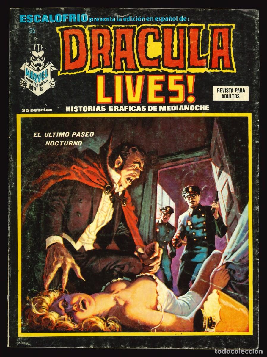 C&oacute;mics: ESCALOFR&Iacute;O - EDICIONES V&Eacute;RTICE / N&Uacute;MERO 32 (DRACULA LIVES 8) - Foto 1