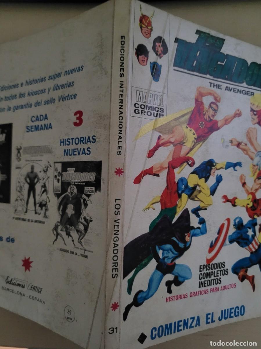 C&oacute;mics: COMIC LOS VENGADORES 31 V&Eacute;RTICE VOL.1 [TACO] - Foto 3