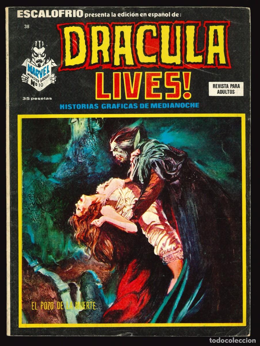 C&oacute;mics: ESCALOFR&Iacute;O - EDICIONES V&Eacute;RTICE / N&Uacute;MERO 38 (DRACULA LIVES 10) - Foto 1