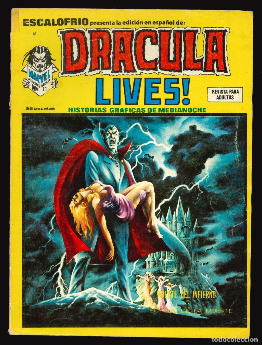 C&oacute;mics: ESCALOFR&Iacute;O - EDICIONES V&Eacute;RTICE / N&Uacute;MERO 41 (DRACULA LIVES 11) - Foto 1