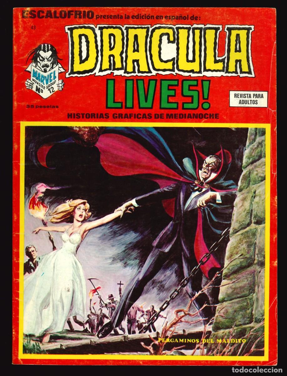 C&oacute;mics: ESCALOFR&Iacute;O - EDICIONES V&Eacute;RTICE / N&Uacute;MERO 43 (DRACULA LIVES 12) - Foto 1