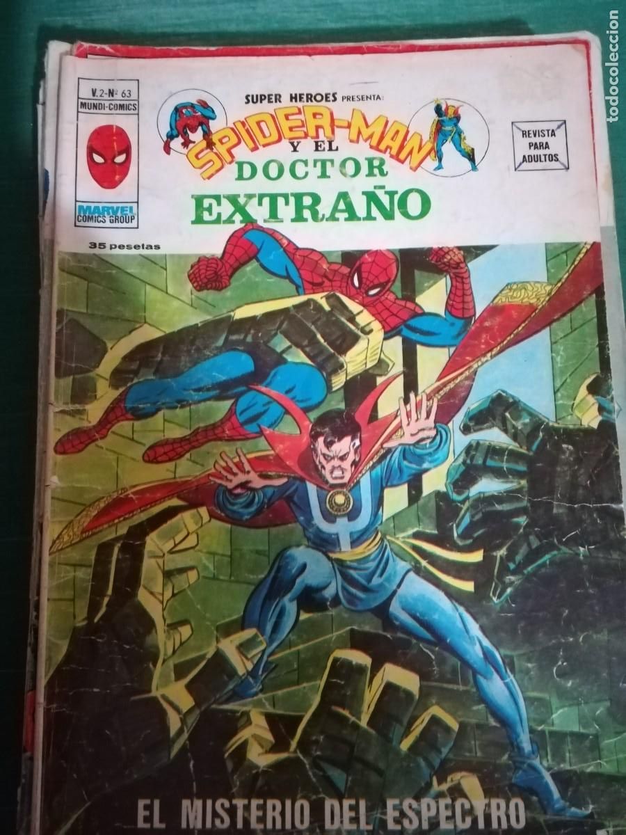 C&oacute;mics: VERTICE , SUPER HEROES V2 N&ordm; 63 , SPIDERMAN Y EL DOCTOR EXTRA&Ntilde;O - Foto 1