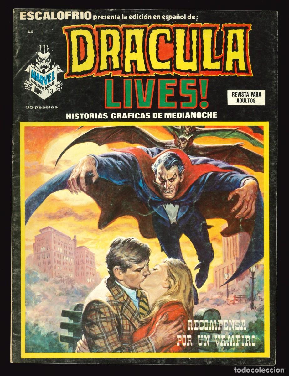 C&oacute;mics: ESCALOFR&Iacute;O - EDICIONES V&Eacute;RTICE / N&Uacute;MERO 44 (DRACULA LIVES 13) - Foto 1