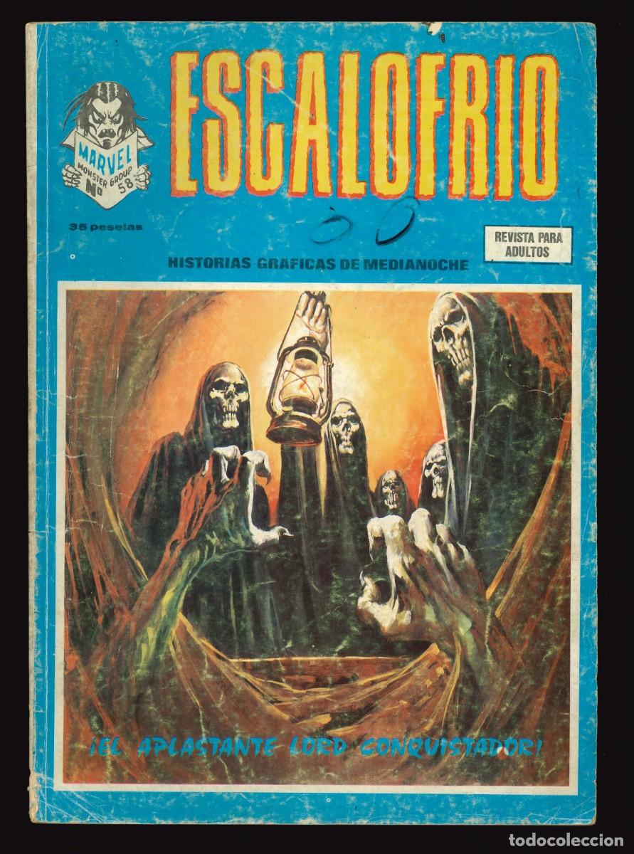 C&oacute;mics: ESCALOFR&Iacute;O - EDICIONES V&Eacute;RTICE / N&Uacute;MERO 58 - Foto 1