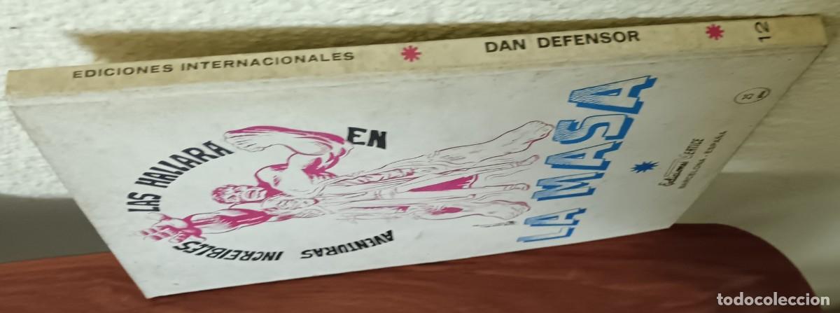 C&oacute;mics: DAN DEFENSOR DARE-DEVIL N&ordm; 12 LUCHA IMPOSIBLE EDICIONES V&Eacute;RTICE A&Ntilde;O 1970 - Foto 2