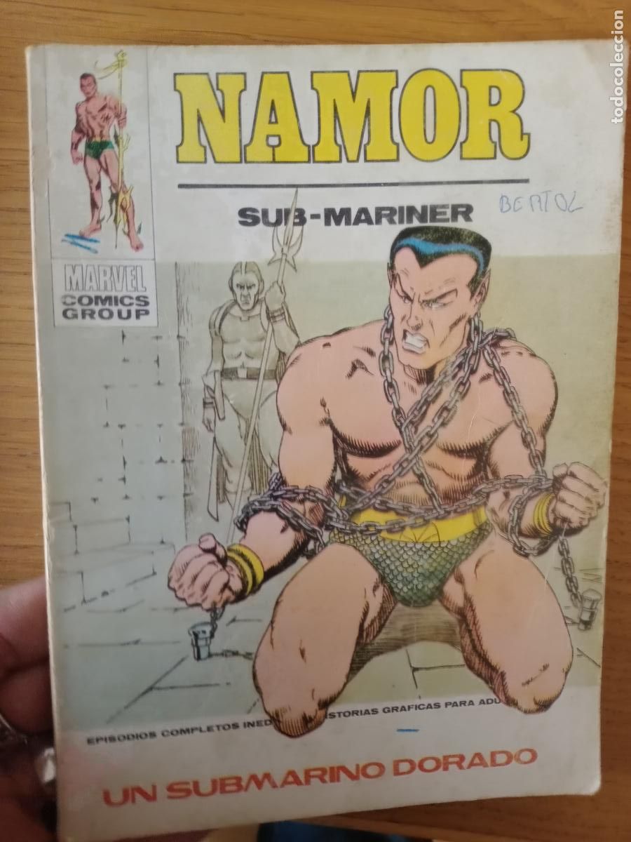 C&oacute;mics: NAMOR 32 UN SUBMARINO DORADO MARVEL - Foto 1