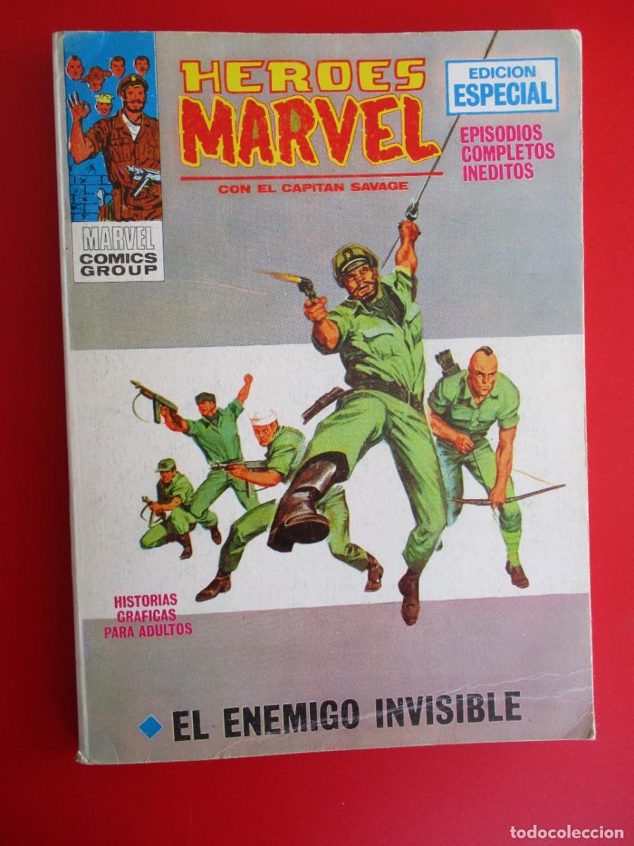 C&oacute;mics: HEROES MARVEL (1972, VERTICE) 8 &middot; 1972 &middot; EL ENEMIGO INVISIBLE - Foto 1