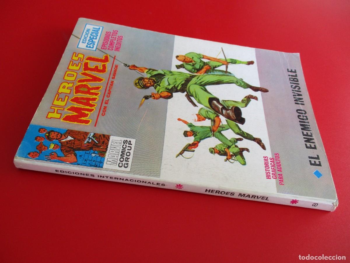 C&oacute;mics: HEROES MARVEL (1972, VERTICE) 8 &middot; 1972 &middot; EL ENEMIGO INVISIBLE - Foto 2