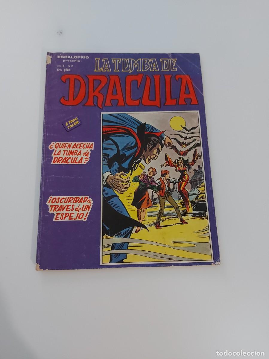 C&oacute;mics: ESCALOFR&Iacute;O PRESENTA LA TUMBA DE DR&Aacute;CULA VOL. 2 N.&ordm; 2 (DE 7). GRAPA. V&Eacute;RTICE. 1981. - Foto 1