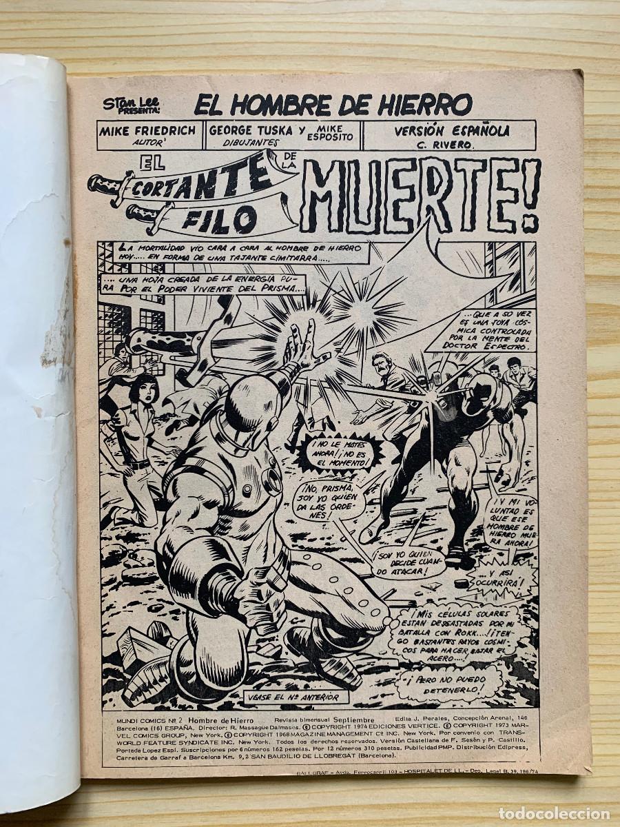 C&oacute;mics: El Hombre de Hierro Volumen 2 n&ordm; 2 - D4 - Foto 6