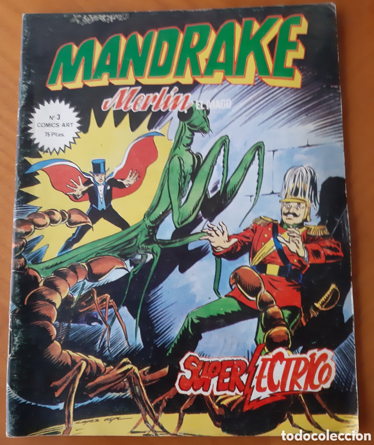 C&oacute;mics: C&oacute;mic Mandrake. V&eacute;rtice. N&uacute;mero . A&ntilde;o 1980 - Foto 1