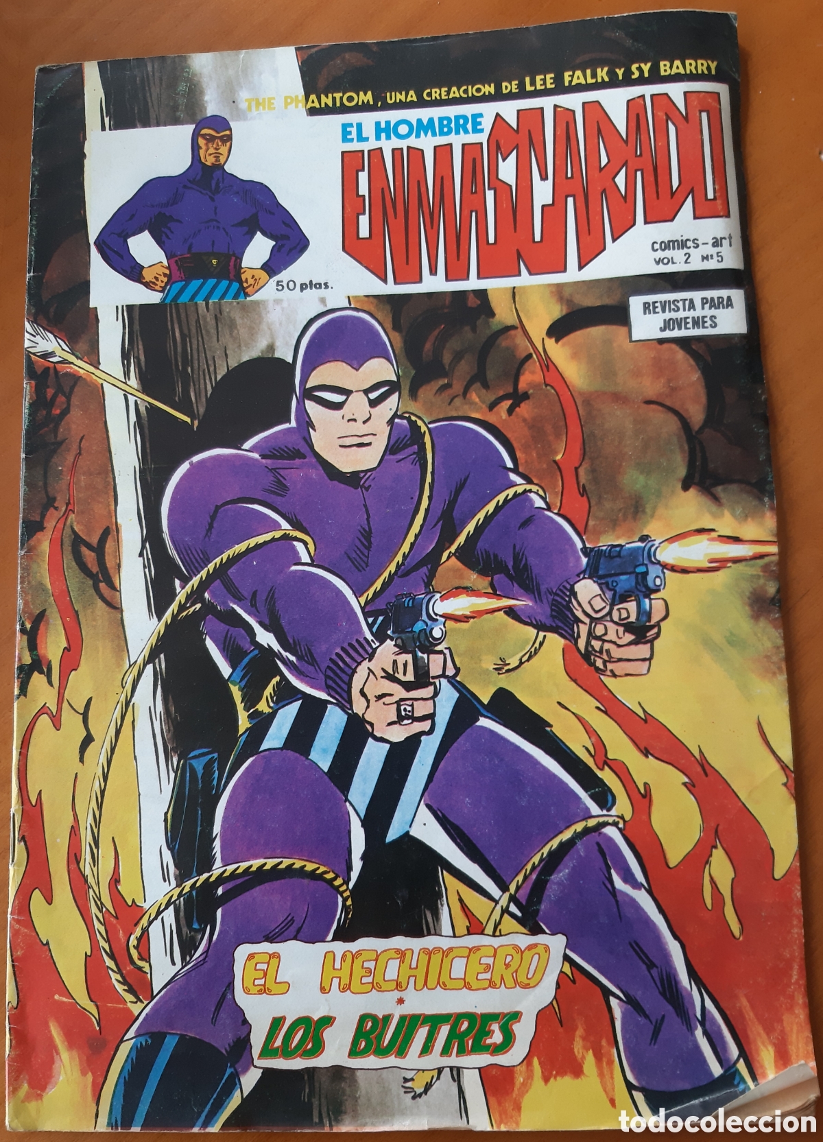 C&oacute;mics: C&oacute;mic El Hombre Enmascarado. V&eacute;rtice. N&uacute;mero . A&ntilde;o 1979 - Foto 1