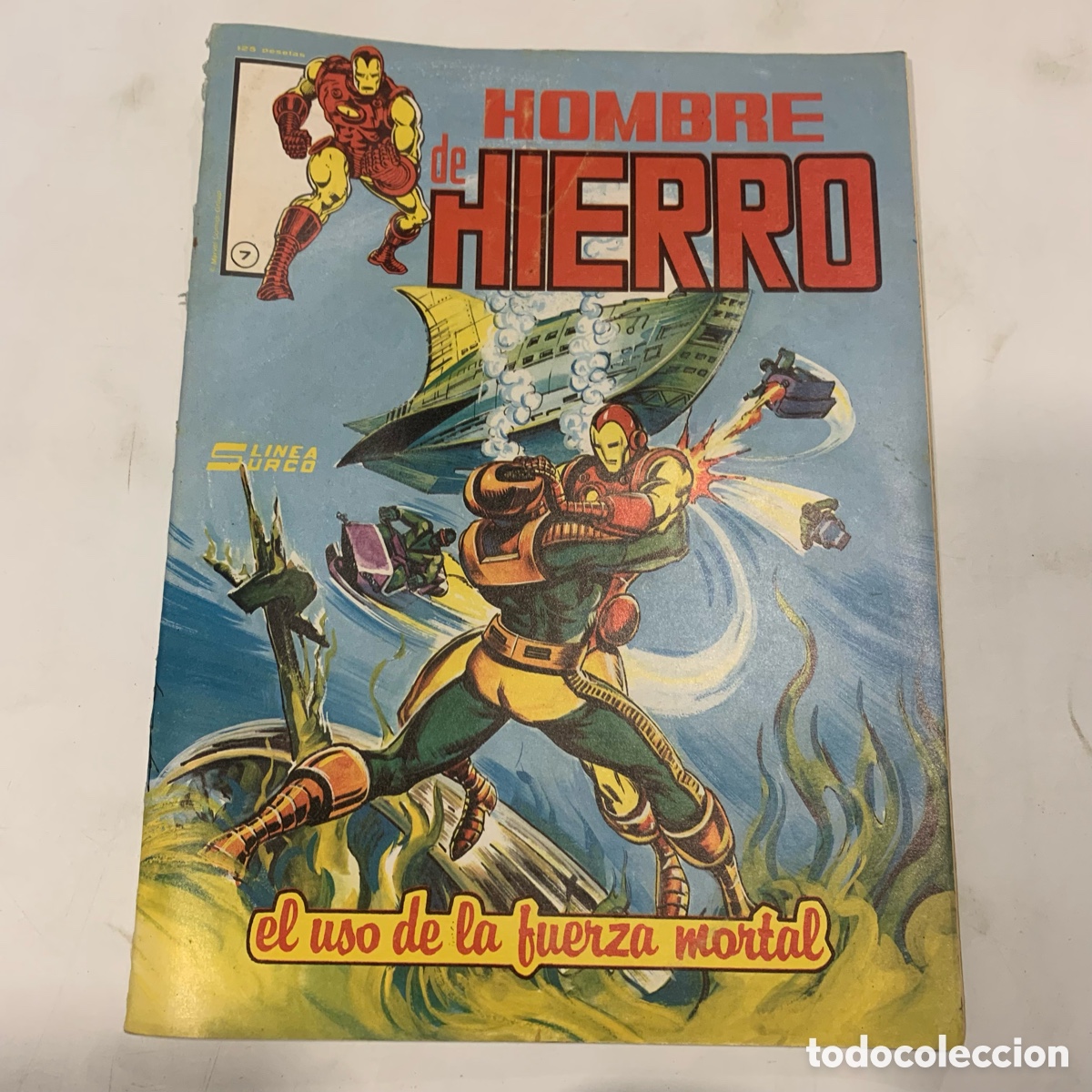C&oacute;mics: tebeo comic hombre de hierro linea surco vertice n&ordm; 7 - Foto 1