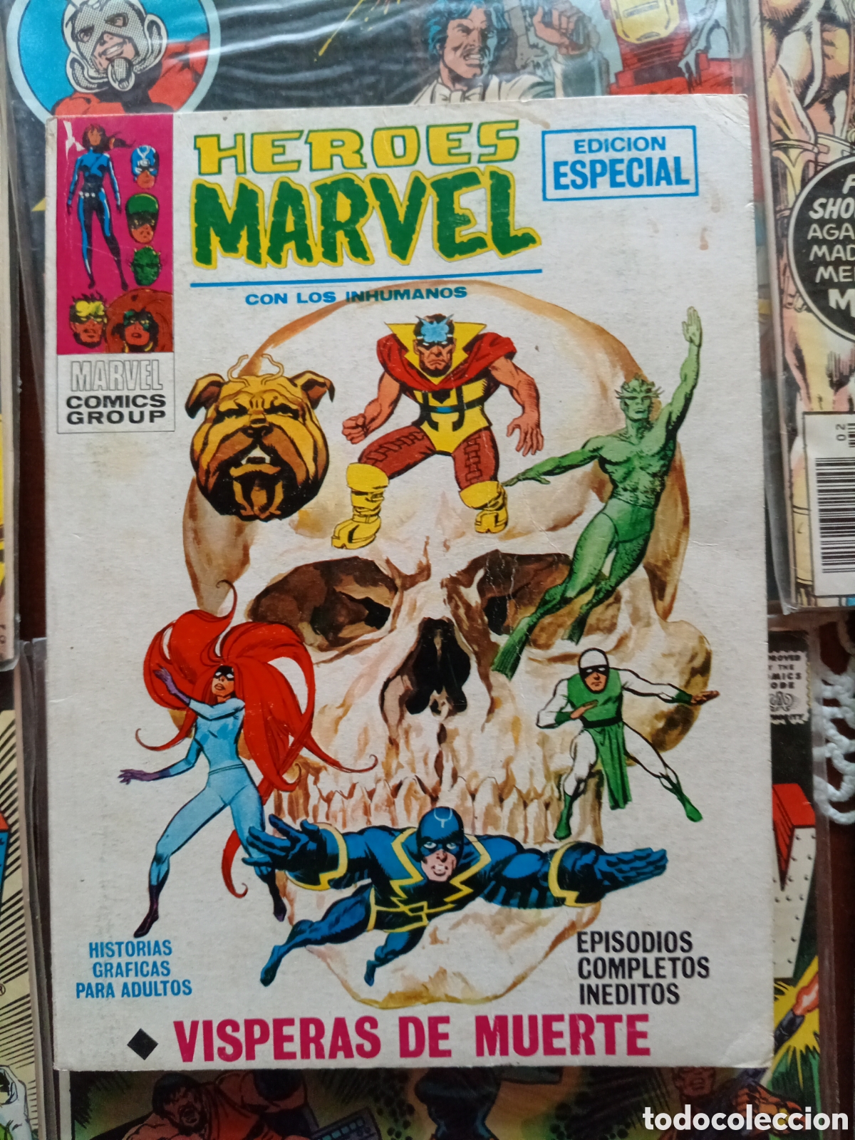 C&oacute;mics: H&eacute;roes Marvel 6 con los inhumanos cj101 - Foto 1