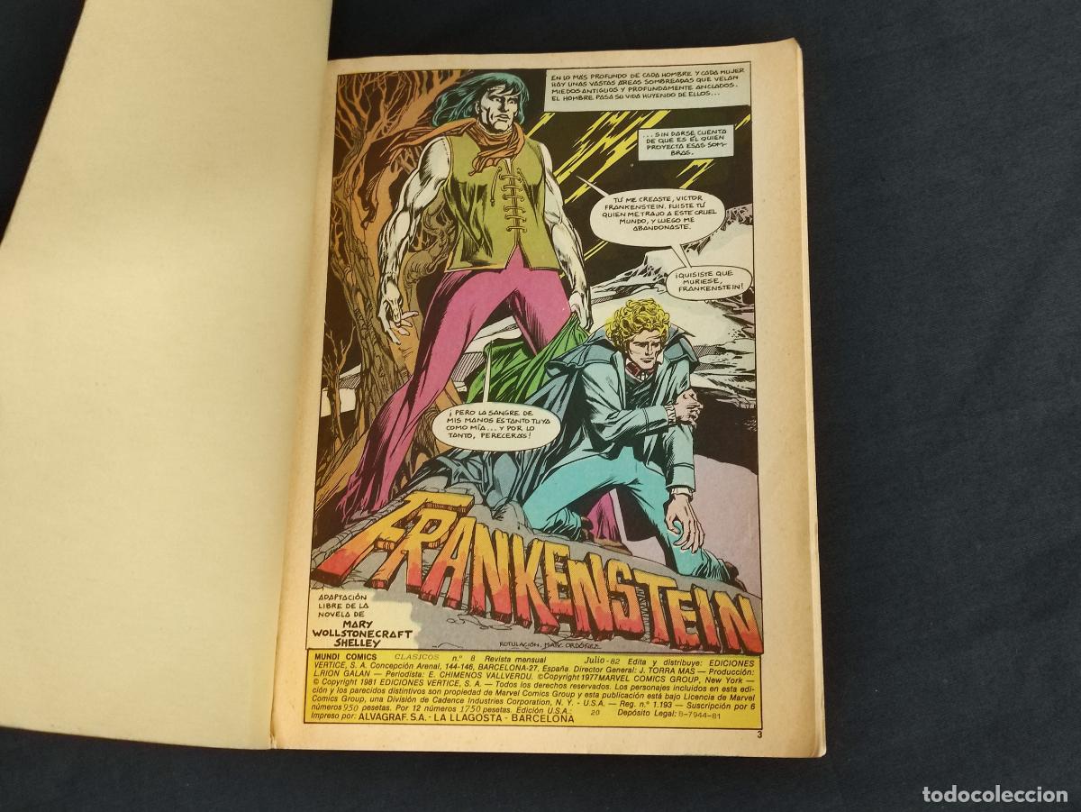 C&oacute;mics: FRANKENSTEIN - MUNDI COMICS - VERTICE - - Foto 3