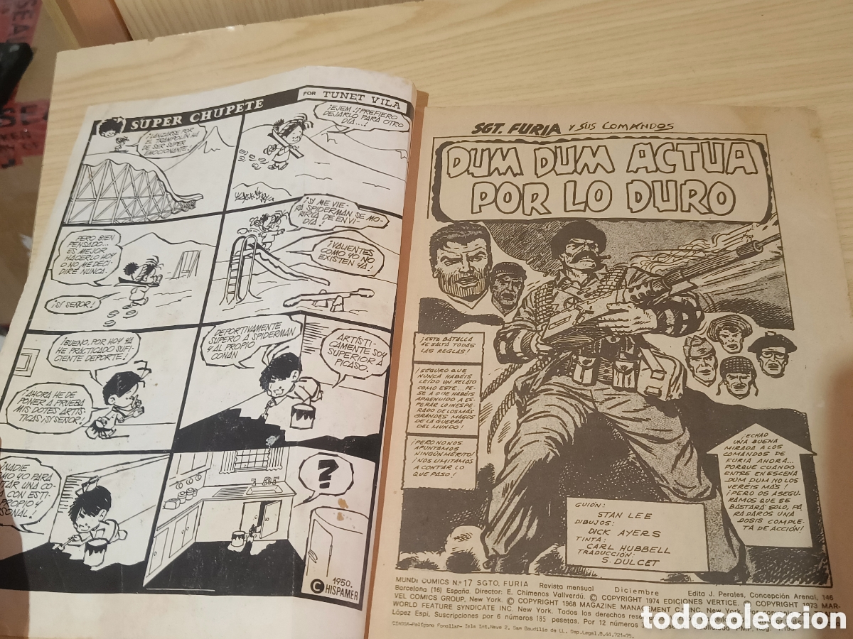 C&oacute;mics: SARGENTO FURIA VOL 2 N&deg; 17 -ED. VERTICE - Foto 2