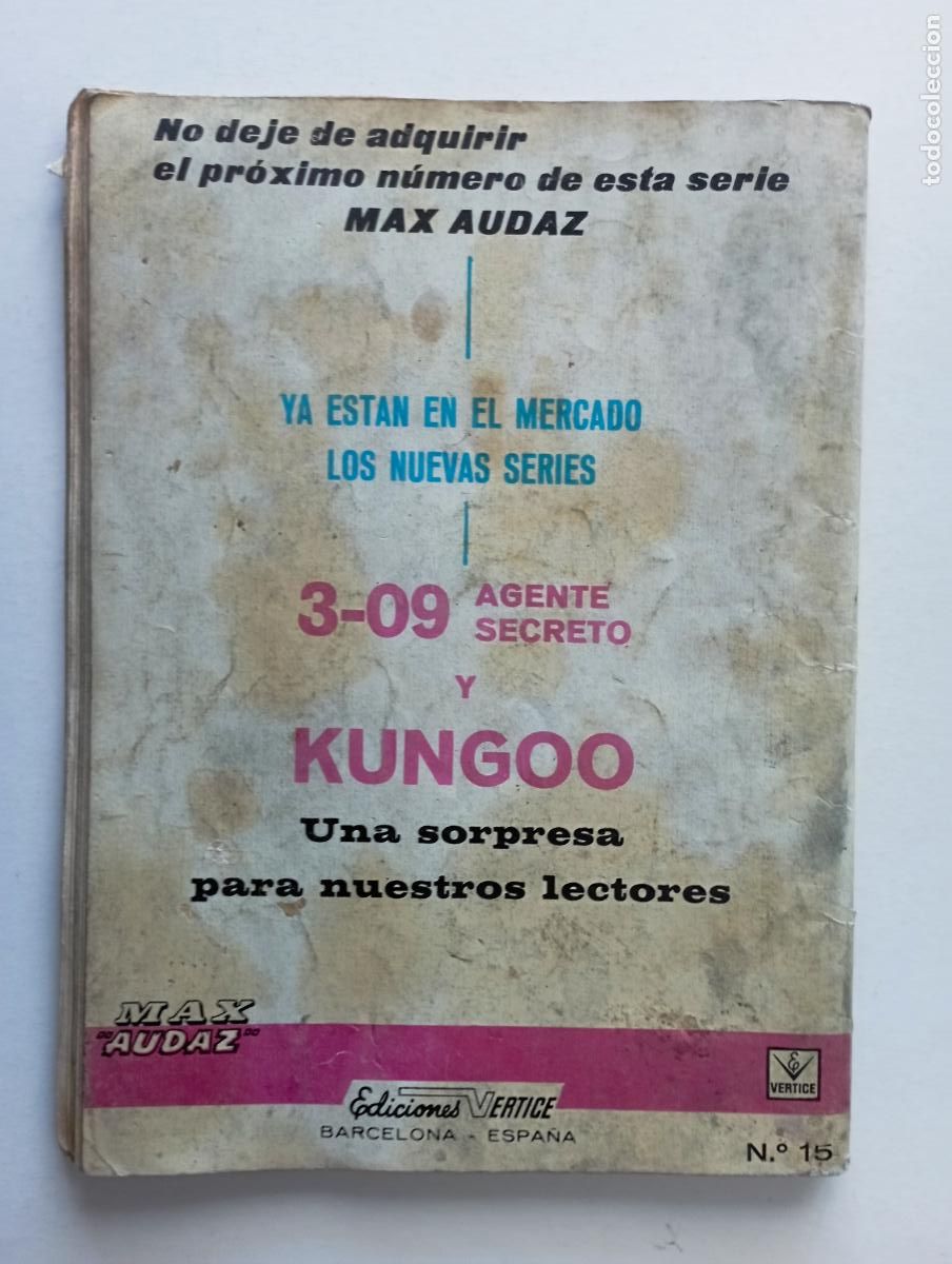 C&oacute;mics: MAX AUDAZ N&ordm; 15 - GRAPA - EDI. V&Eacute;RTICE 1965 - Foto 10