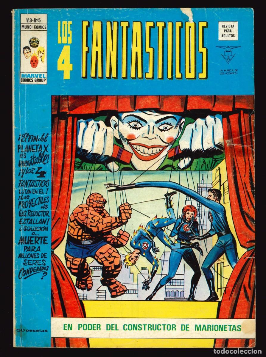 C&oacute;mics: LOS 4 FANT&Aacute;STICOS (V.3) - EDICIONES V&Eacute;RTICE / N&Uacute;MERO 5 - Foto 1
