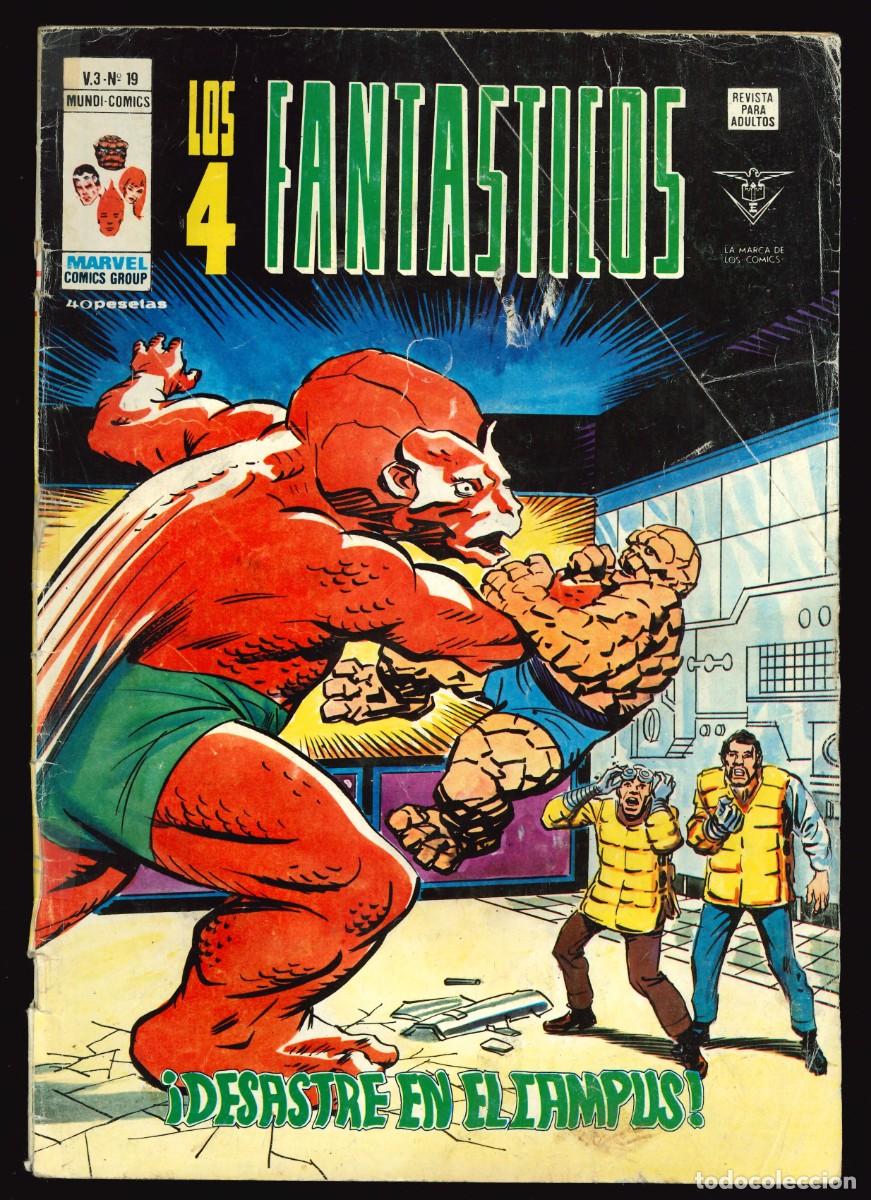 C&oacute;mics: LOS 4 FANT&Aacute;STICOS (V.3) - EDICIONES V&Eacute;RTICE / N&Uacute;MERO 19 - Foto 1