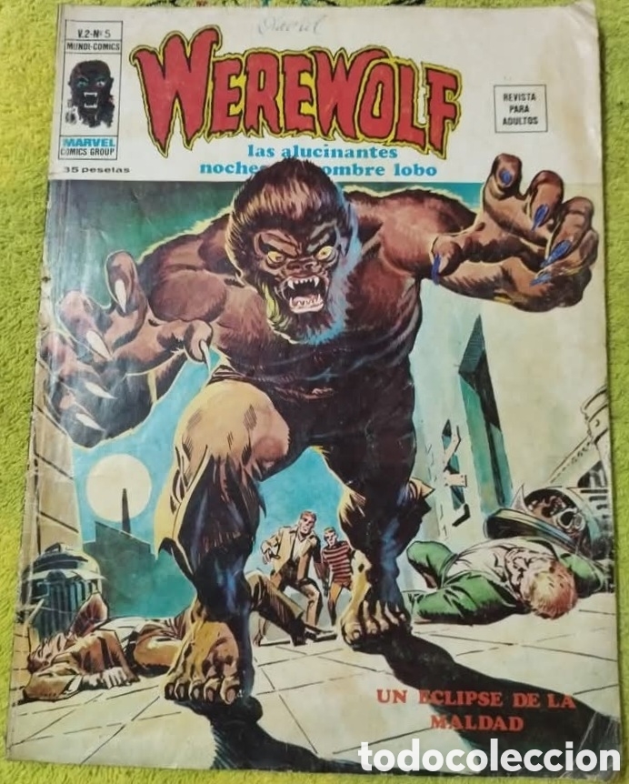 C&oacute;mics: WEREWOLF VOL 2 N&ordm; 5. MUNDI-COMICS V&Eacute;RTICE - Foto 1