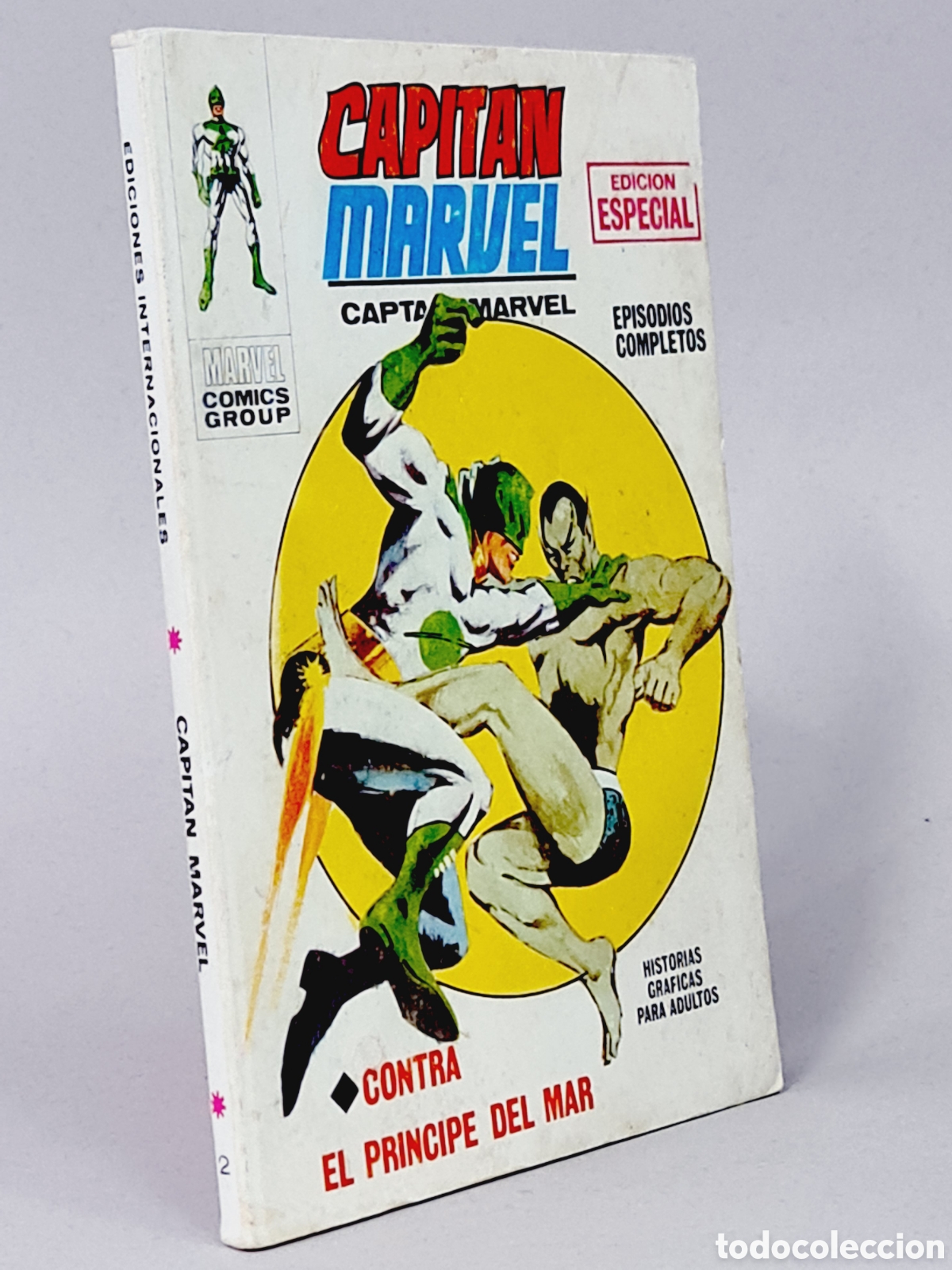 Fumetti: MUY BUEN ESTADO CAPITÁN MARVEL 2 CONTRA EL PRÍNCIPE DEL MAR TACO COMICS MARVEL VERTICE
