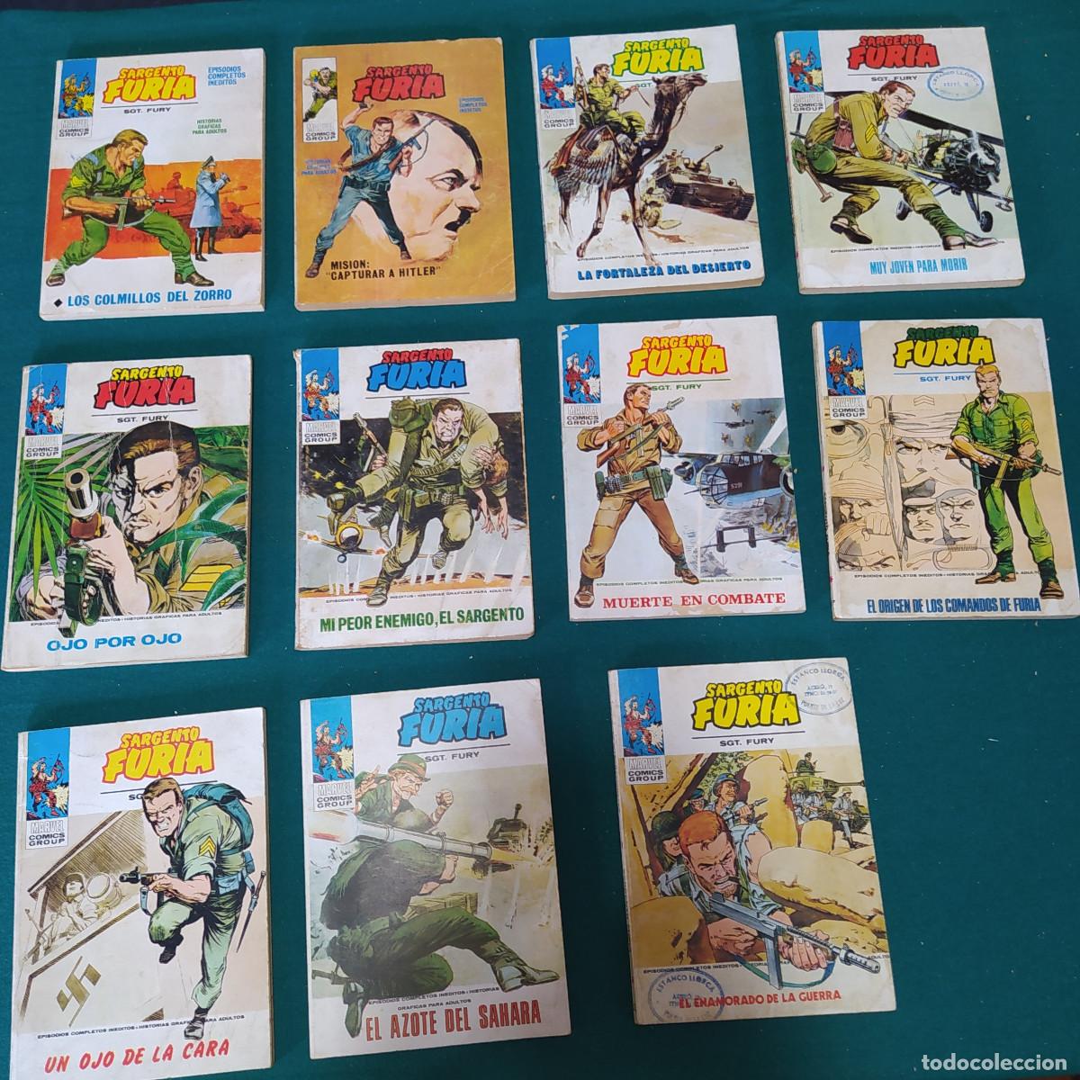 C&oacute;mics: SARGENTO FURIA VERTICE 11 numeros - Foto 1