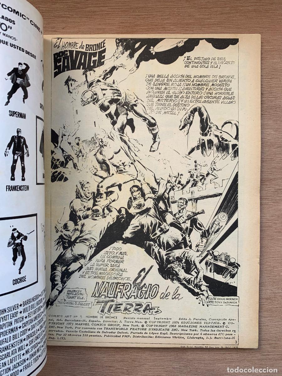 C&oacute;mics: El Hombre de Bronce n&ordm; 5 - Doc Savage - Impecable! - Foto 11
