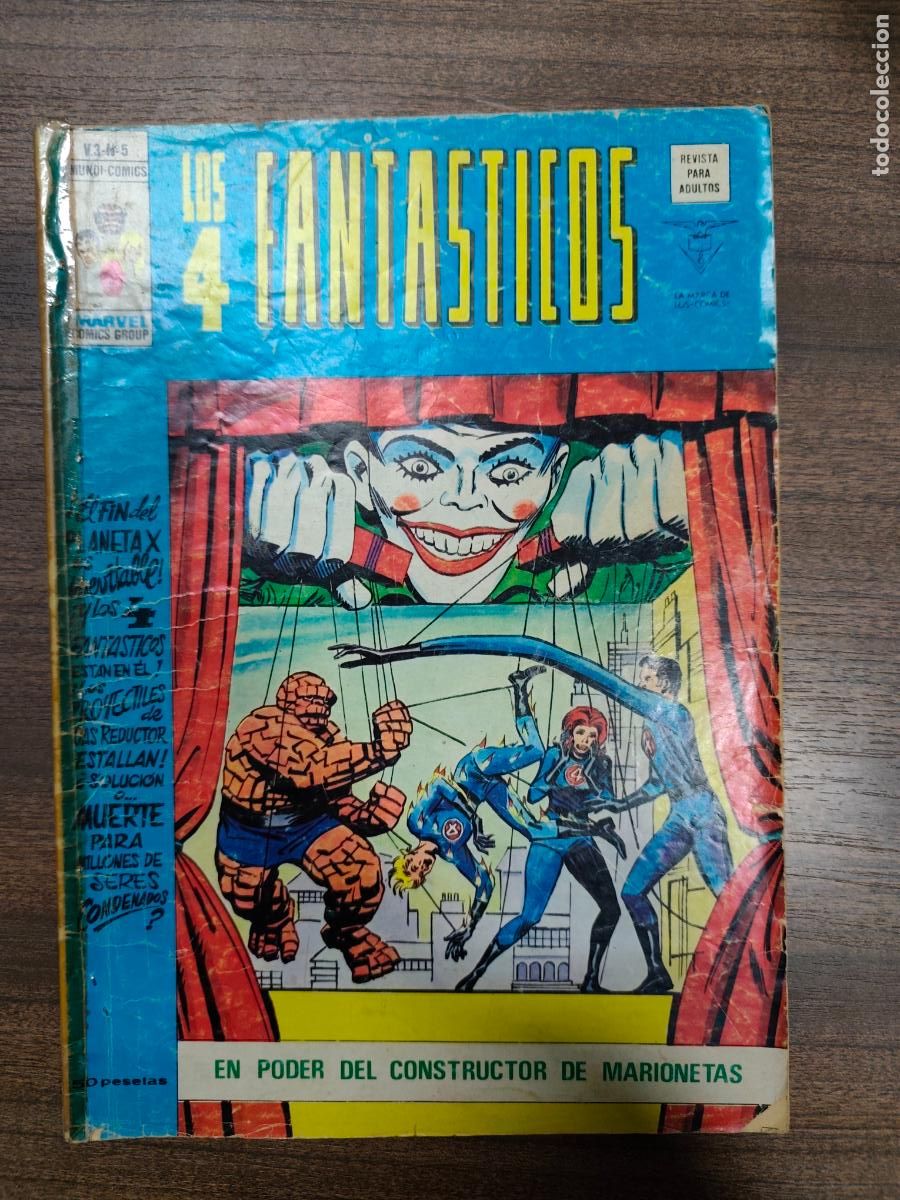 C&oacute;mics: LOS 4 FANTASTICOS N&ordm;5, MUNDI COMICS. EL PODER DEL CONSTRUCTOR DE MARIONETAS. - Foto 1