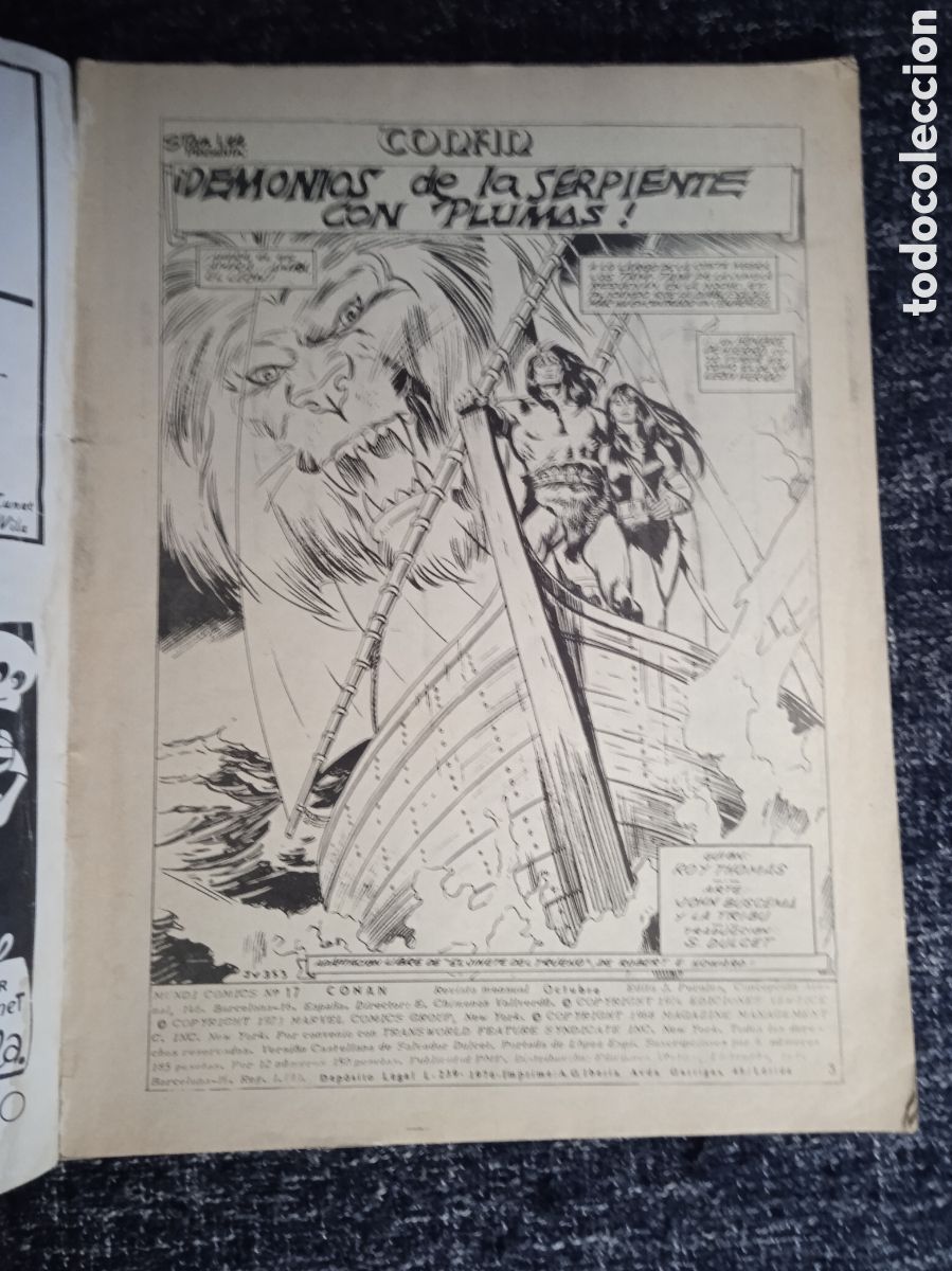 C&oacute;mics: CONAN VOLUMEN 2 N&ordm; 17 ( VERTICE ) - Foto 2