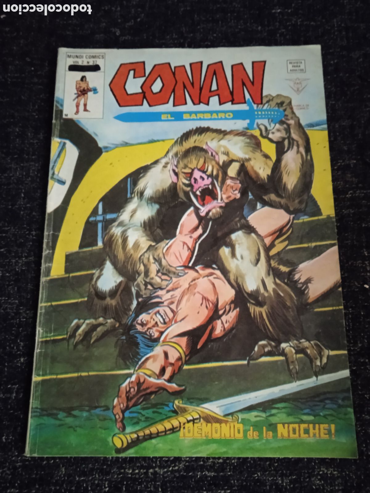 C&oacute;mics: CONAN VOLUMEN 2 N&ordm; 37 ( VERTICE ) - Foto 1