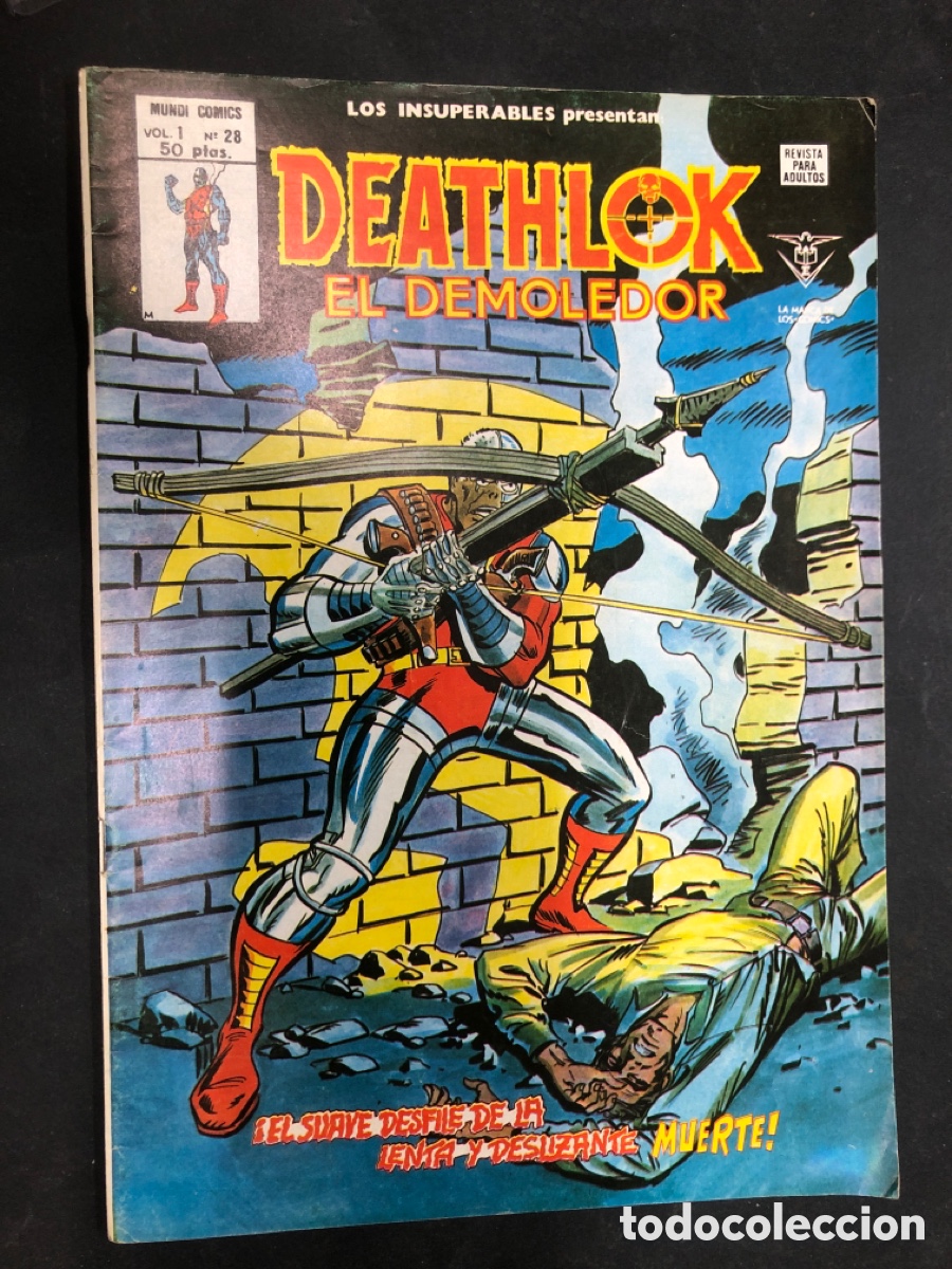 C&oacute;mics: COMIC DEATHLOK VOL 1 N&ordm; 28 LOS INSUPERABLES EDITORIAL VERTICE - Foto 1