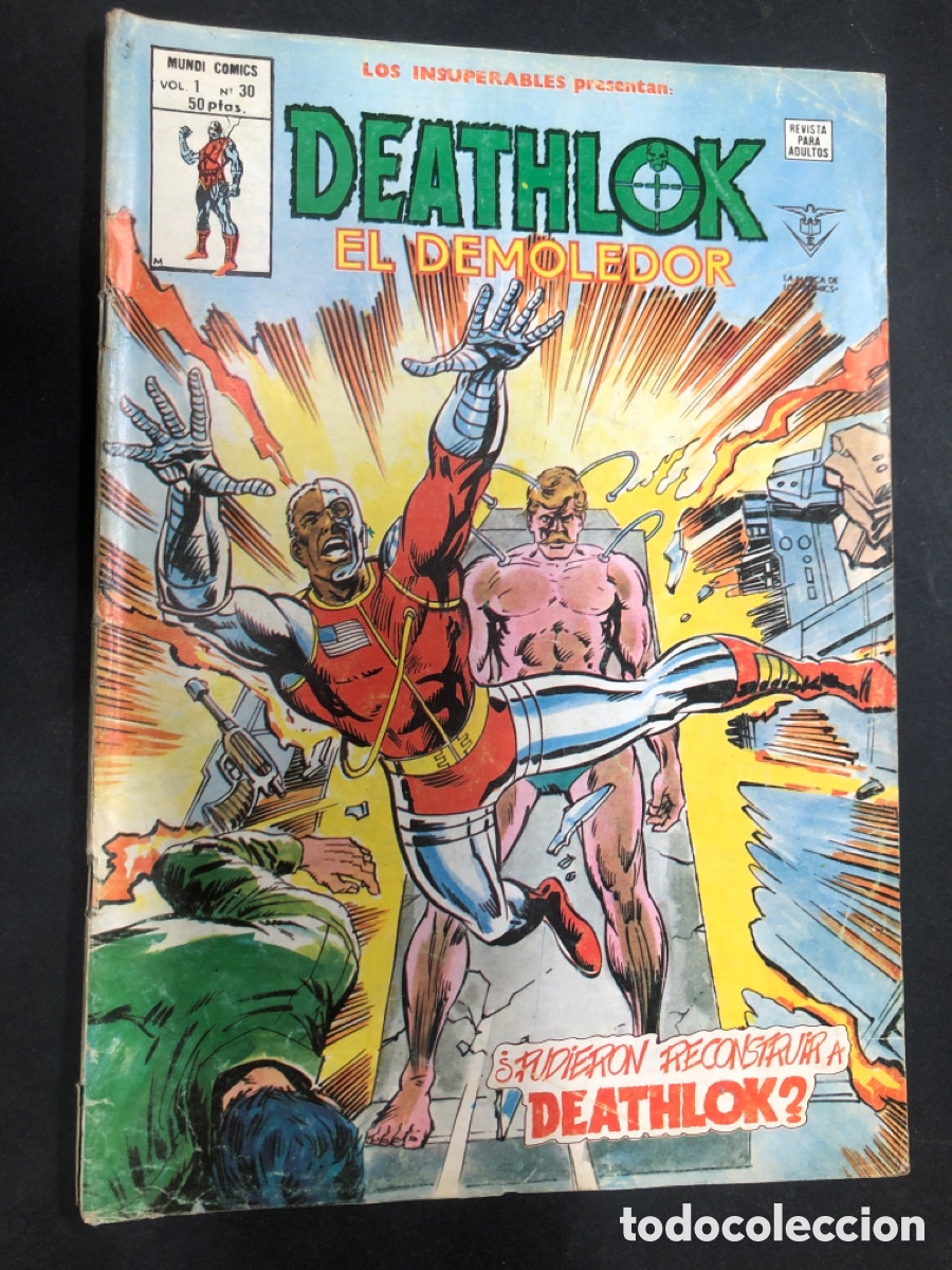 C&oacute;mics: COMIC DEATHLOK VOL 1 N&ordm; 30 LOS INSUPERABLES EDITORIAL VERTICE - Foto 1