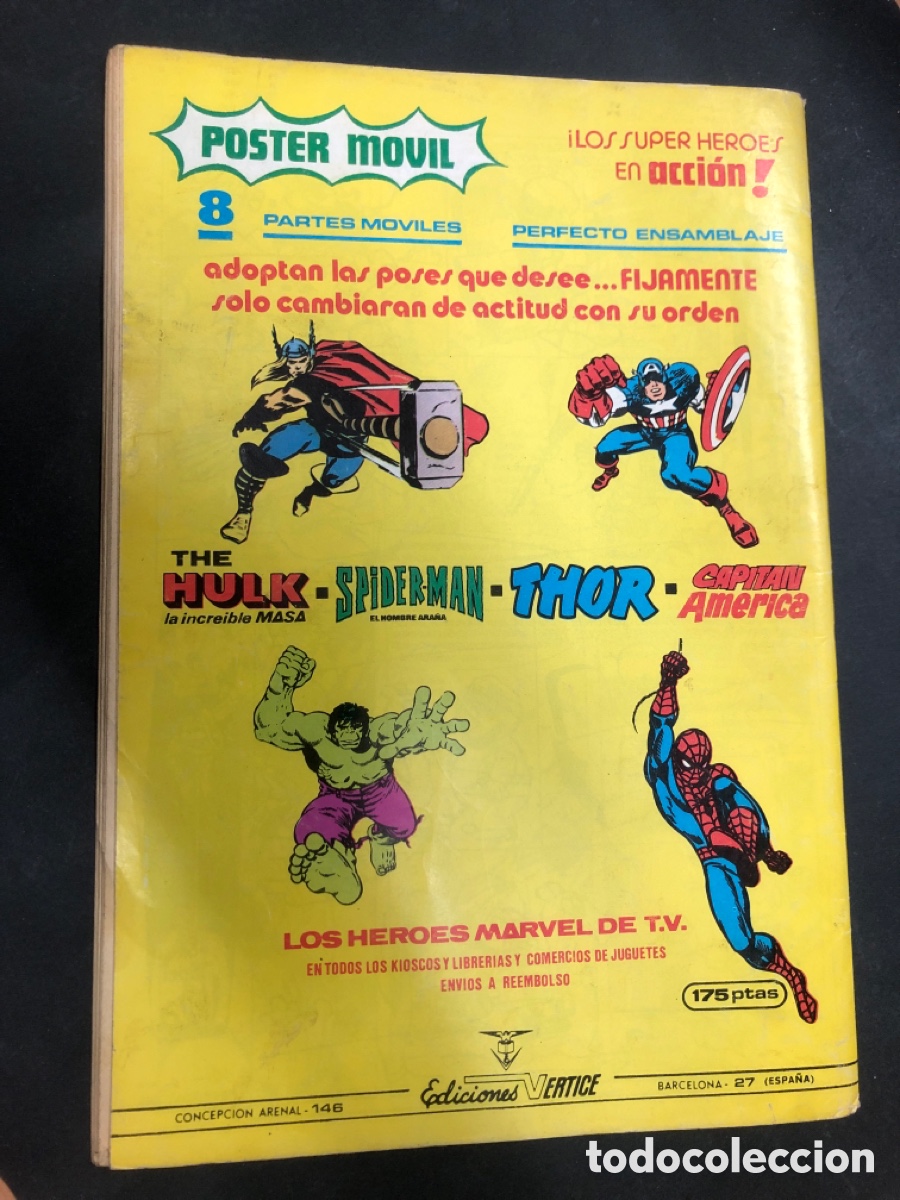 C&oacute;mics: COMIC POWER - MAN VOL 1 N&ordm; 22 EDITORIAL VERTICE - Foto 2