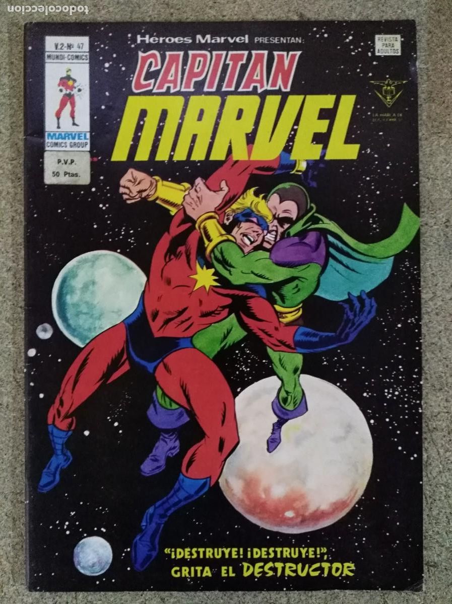 C&oacute;mics: Heroes Marvel 47 Vol. 2.Capitan Marvel.Vertice - Foto 1