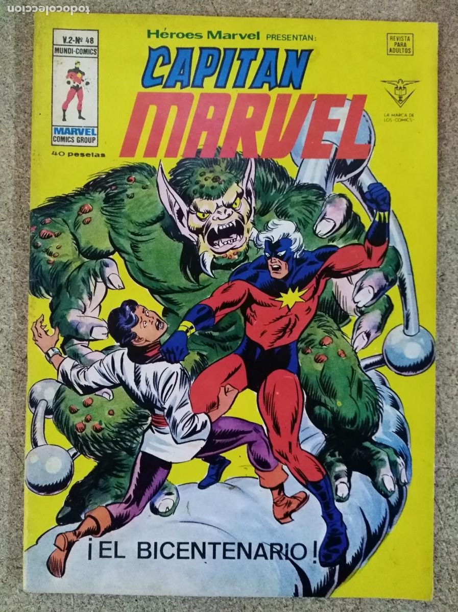 C&oacute;mics: Heroes Marvel 48 Vol. 2.Capitan Marvel.Vertice - Foto 1