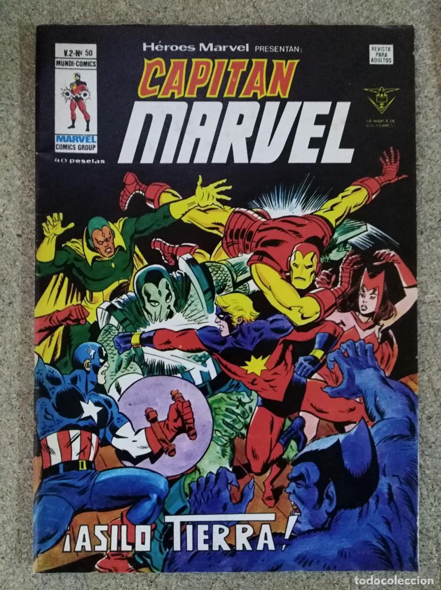 C&oacute;mics: Heroes Marvel 50 Vol. 2.Capitan Marvel.Vertice - Foto 1