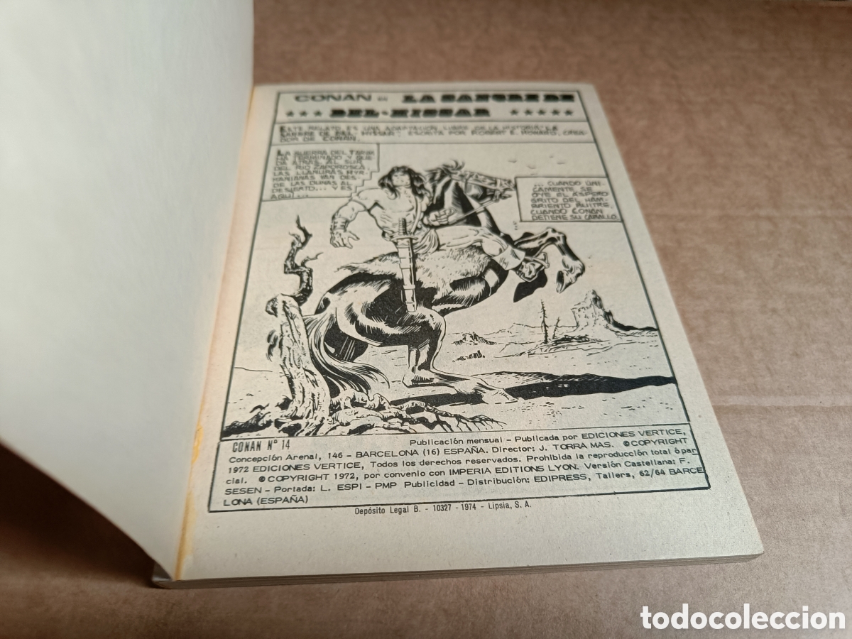 C&oacute;mics: CONAN TACO N&deg;14 EDICIONES V&Eacute;RTICE A&Ntilde;OS 70 - Foto 5