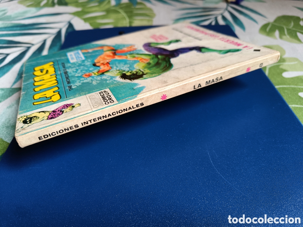C&oacute;mics: LA MASA-MARVEL TACO N&deg;8.EDICIONES V&Eacute;RTICE A&Ntilde;OS 70 - Foto 2
