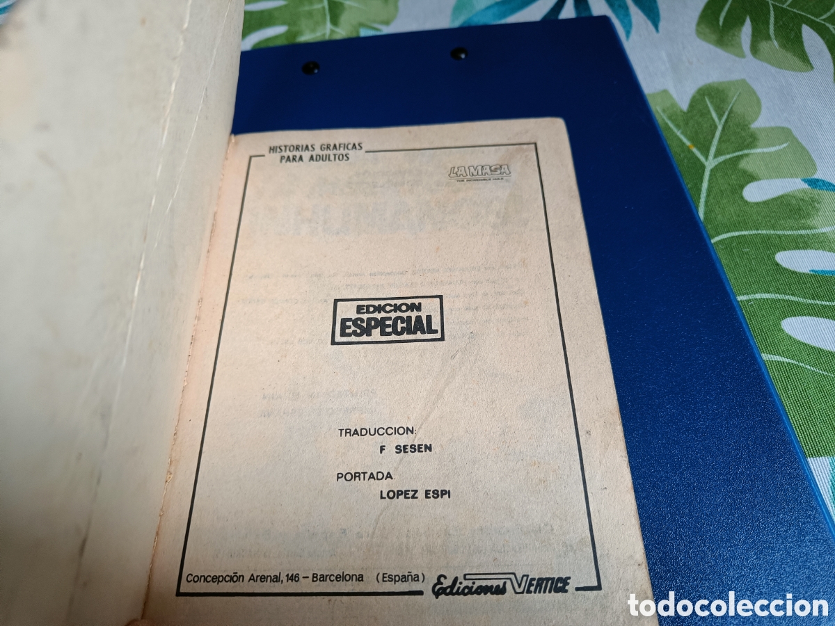 C&oacute;mics: LA MASA-MARVEL TACO N&deg;8.EDICIONES V&Eacute;RTICE A&Ntilde;OS 70 - Foto 3