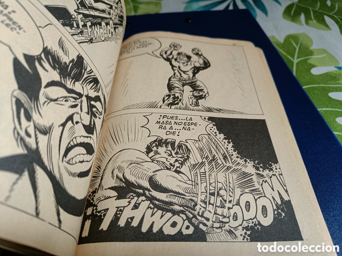 C&oacute;mics: LA MASA-MARVEL TACO N&deg;8.EDICIONES V&Eacute;RTICE A&Ntilde;OS 70 - Foto 7