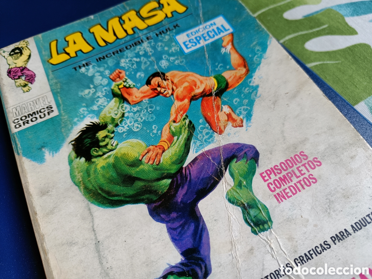 C&oacute;mics: LA MASA-MARVEL TACO N&deg;8.EDICIONES V&Eacute;RTICE A&Ntilde;OS 70 - Foto 9