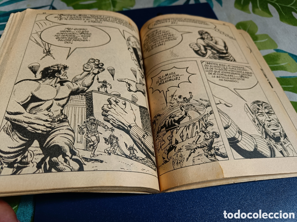 C&oacute;mics: LA MASA-MARVEL TACO N&deg;8.EDICIONES V&Eacute;RTICE A&Ntilde;OS 70 - Foto 8