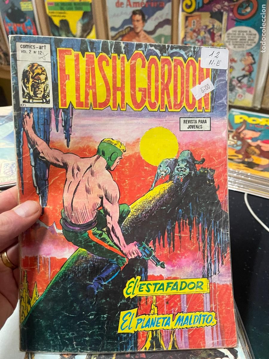 C&oacute;mics: FLAH GORDON VOLUMEN 2 EDITORIAL VERTICE NUMERO 12 NORMAL ESTADO - Foto 1