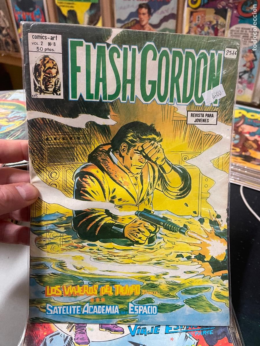 C&oacute;mics: FLAH GORDON VOLUMEN 2 EDITORIAL VERTICE NUMERO 8 NORMAL ESTADO - Foto 1