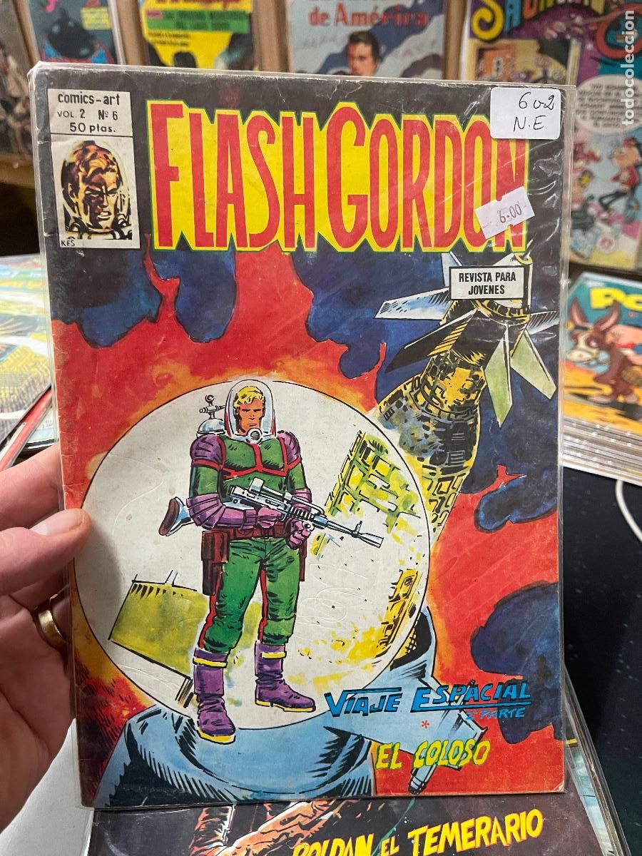 C&oacute;mics: FLAH GORDON VOLUMEN 2 EDITORIAL VERTICE NUMERO 6 NORMAL ESTADO - Foto 1